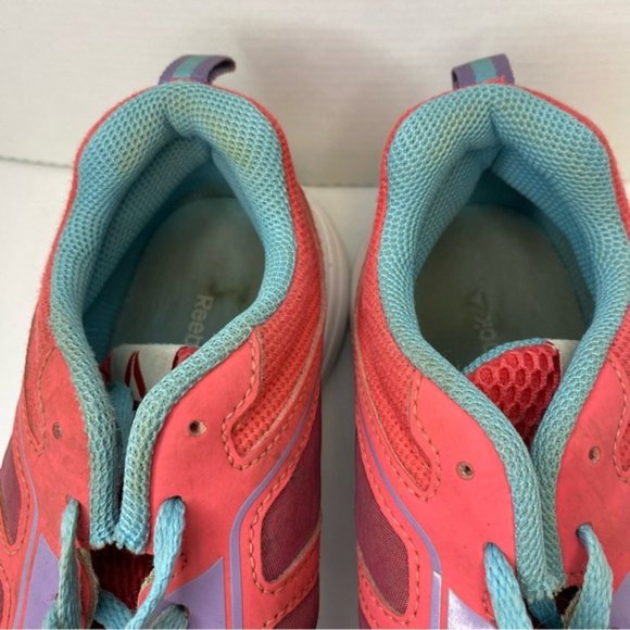 Reebok Zone Cushrun 2.0 Pink Running Shoe Sneaker Kids Youth Girl's Size 4 - Picture 8 of 11